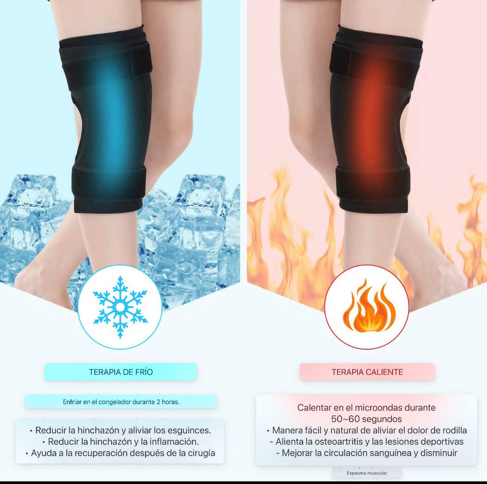 RODILLERA TERAPÉUTICA CON GEL FRIO-CALIENTE